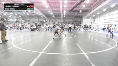 60 lbs Rr Rnd 3 - Thomas Cisneroz, Untouchables vs Owen Brink, Ragin Raisins Catawba ES