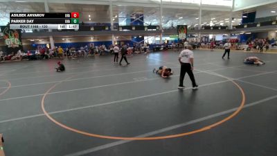 120 lbs Champ. Round 4 - Parker Day, Unattached vs Asilbek Anvarov, Unattached
