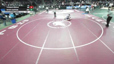 II-110 lbs Cons. Semi - Thomas Matias, Shoreham Wading River vs Wyatt Sartori, Dansville/Wayland-Cohocton