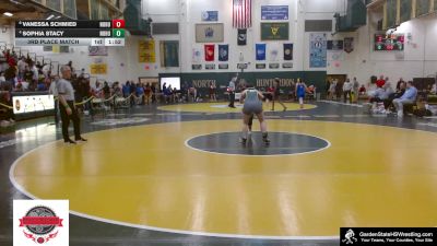 138 lbs 3rd Place Match - Vanessa Schmied, North Hunterdon vs Sophia Stacy, North Hunterdon