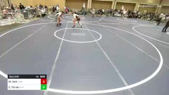 170 lbs Consolation - Matthew York, Temecula Valley HS vs Cody Torres, Blackcat WC