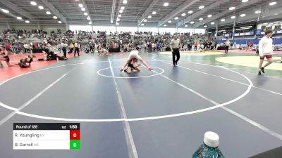 120 lbs Round Of 128 - Riley Youngling, NY vs Brady Carroll, MS