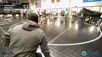 61 lbs Final - Madden Moore, Keystone Kids Wrestling Club vs Aksel Davis, Tahlequah Wrestling Club