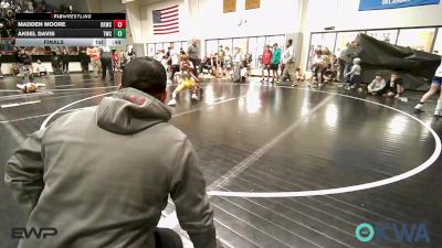 61 lbs Final - Madden Moore, Keystone Kids Wrestling Club vs Aksel Davis, Tahlequah Wrestling Club