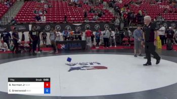71 kg Cons 32 #1 - Barry Norman Jr, New Jersey vs Caleb Greenwood, Beat The Streets Cleveland