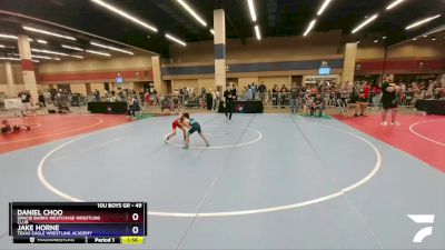 49 lbs Round 2 - Daniel Choo, Gracie Barra Westchase Wrestling Club vs Jake Horne, Texas Eagle Wrestling Academy