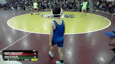 53 lbs Cons. Round 1 - Nash Elizalde, Warden Elite Wrestling vs Henry DeBeaumont, Moses Lake Wrestling Club