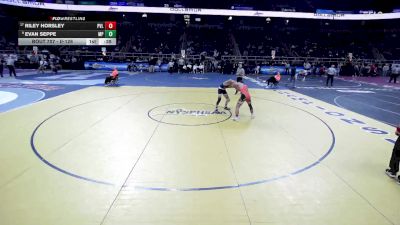 II-126 lbs Cons. Round 3 - Evan Seppe, Miller Place vs Riley Horsley, Portville