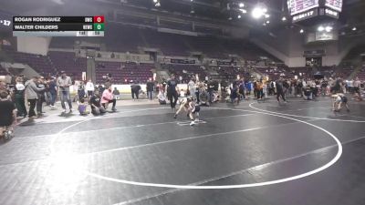 46.2-46.6 lbs Champ. Round 3 - Rogan Rodriguez, Duran Wrestling Club vs Walter Childers, Nebraska Elite Wrestling Club