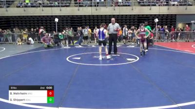 91 lbs Quarterfinal - Brody Wehrheim, Breinigsville vs George Shippert, Boalsburg