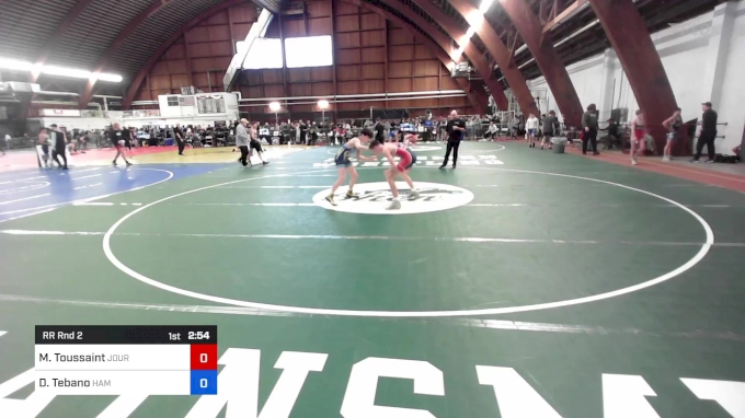 113B kg Rr Rnd 2 - Max Toussaint, Journeymen vs Damian Tebano, Hammer Wrestling Club