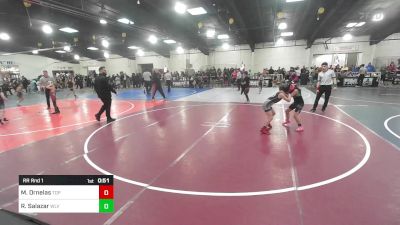 74 lbs Rr Rnd 1 - Madison Ornelas, Top Rank vs Raylee Salazar, WLV Junior Wrestling