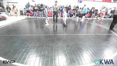 52-60 lbs Rr Rnd 2 - Harper Atkinson, Honey Badgers Wrestling Club vs Michele Thompson, Wyandotte Youth Wrestling