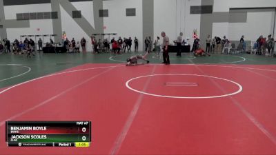 95 lbs Semifinal - Benjamin Boyle, BWHS vs Jackson Scoles, CLFO