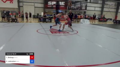 72 kg Consi Of 16 #1 - Torin Bishop, Rochester Regional Training Center vs Clay Johnston, NMU - National Training Center