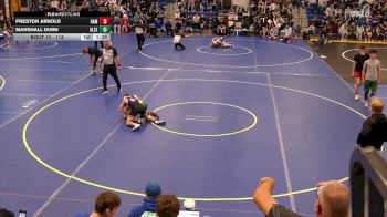 118 lbs Champ. Round 1 - Marshall Dunn, Alexander vs Preston Arnold, Hamburg