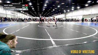 50 lbs Rr Rnd 4 - Violet Jones, Untouchables Girls Black vs Kynslee Church, Washington K-6