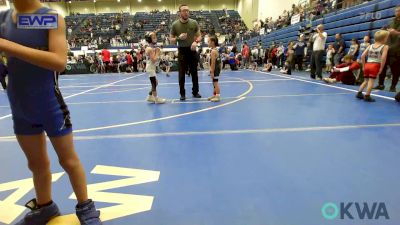 49 lbs Round Of 16 - Messiah Gonzalez, Shelton Wrestling Academy vs Hux Smith, Little Axe Takedown Club