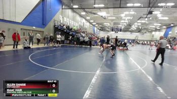 116 lbs Champ. Round 1 - Allen Dansie, Salt Lake City vs Isaac Mair, Northside Wrestling Club