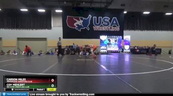 100 lbs Champ. Round 2 - Coy Mehlert, Big Game Wrestling Club vs Carson Miles, Grindhouse Wrestling Club