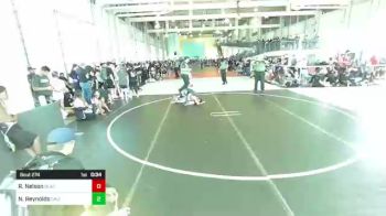 90 lbs 3rd Place - Ryder Nelson, Blackcats WC vs Nathan Reynolds, California Grapplers