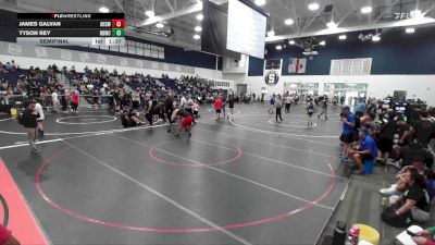 157 lbs Semifinal - Tyson Rey, Rancho Bernardo Wrestling Club vs James Galvan, Ayala High School Wrestling