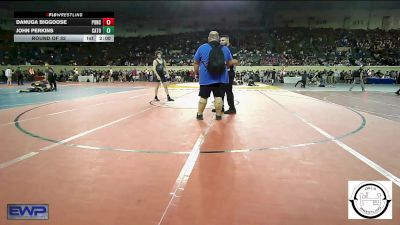 140 lbs Round Of 32 - Danuga Biggoose, Ponca City vs John Perkins, Catoosa Wrestling