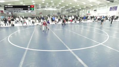 113 lbs Cons. Rd Of 16 - Ian Maize, DC Elite Wrestling vs Cameron Schofield, Franklin Wrestling Club