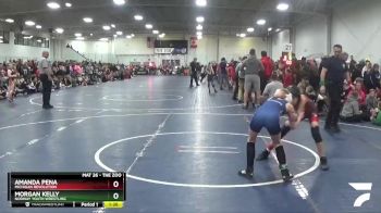 86 lbs Champ. Round 1 - Amanda Pena, Michigan Revolution vs Morgan Kelly, Norway Youth Wrestling