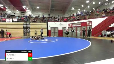 158-171 lbs Round 2 - Kiaun Fields, Lawrence Central vs Don Papa Falls, Decatur Central