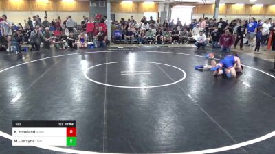 160 lbs Quarterfinal - Kale Howland, Rome vs Myles Jarzyna, Livonia