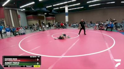 49 lbs Cons. Semi - Robert Pierce, Steve Page Grappling vs Zayden Rios, Best Trained Wrestling