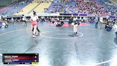 130 lbs Placement Matches (16 Team) - Bayley Trang, Sacred Heart vs Cayden Condit, Lindenwood