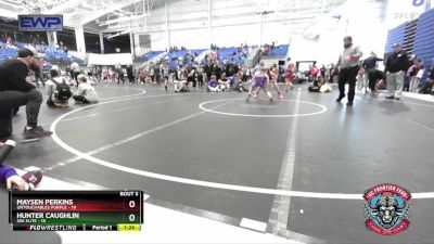 105 lbs Placement (4 Team) - Maysen Perkins, Untouchables Purple vs Hunter Caughlin, SEK Elite