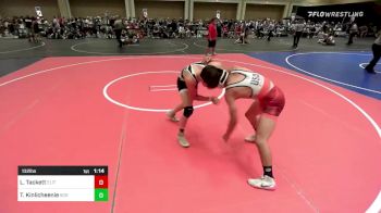 132 lbs Round Of 64 - Luie Tackett, Elite Force vs Troy Kinlicheenie, Scs