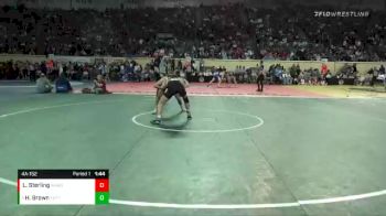 4A-152 lbs Semifinal - Hayden Brown, Tuttle vs Logan Sterling, Wagoner