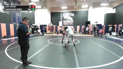 190 lbs Cons. Round 1 - Alex Aceves, Colony vs Christopher Perez, Montclair