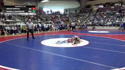 6A 125 lbs Semifinal - Isabella Easterling, Bentonville West vs Gracie Whitley, Bentonville