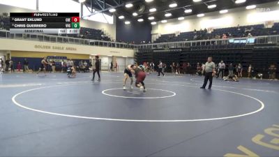 157 lbs Semifinal - Chris Guerrero, Victor Valley College vs Grant Eklund, Cuesta College