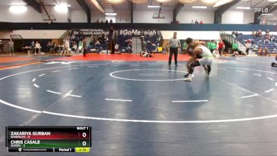 133 lbs Finals (2 Team) - Zakariya Gurban, Randolph vs Chris Casale, Sussex