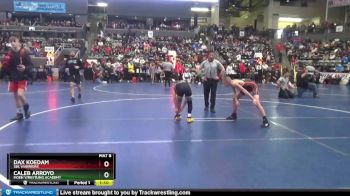 105 lbs Champ. Round 1 - Caleb Arroyo, Moen Wrestling Academy vs Dax Koedam, SBL Warriors