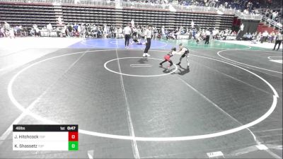 46 lbs Quarterfinal - Jameson Hitchcock, Top Notch WC vs Karson Shassetz, Top Of The Rock WC