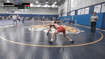 125 lbs Consi Of 16 #2 - Jack Sullivan, Bridgewater vs Noah Krysztofiak, Southern Maine