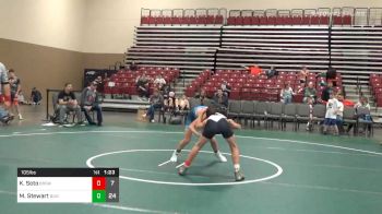 105 lbs 7th Place - Kaden Soto, Badgerway White (WI) vs Mason Stewart, Buxton Intense (NJ)