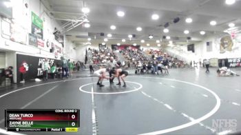 150 lbs Cons. Round 2 - Dean Turco, Westlake vs Zayne Belle, Santa Margarita