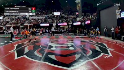 Cons. Round 1 - Collin Wilson, Shepherd vs Isiah Schulze, Plains / Hot Springs