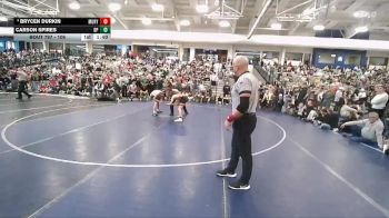106 lbs Cons. Semi - Brycen Durkin, Murray vs Carson Spires, Desert Peaks