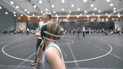 60-65 lbs Round 2 - Violet Ogden, Capital City Wrestling Club vs Mariana Ortiz, ECW