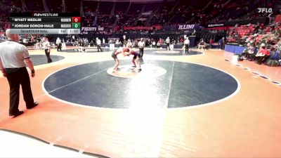 2A 157 lbs Quarterfinal - Wyatt Medlin, Washington vs Jordan Sonon-Hale, Mascoutah