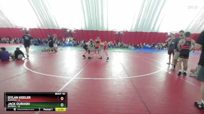 132 lbs Round 4 (6 Team) - Jack Duraski, Batavia vs Dylan Keeler, Buffalo